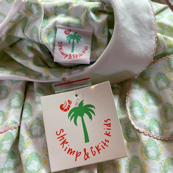 Shrimp and Grits girls Easter dress size 6 - Picture 5 of 7